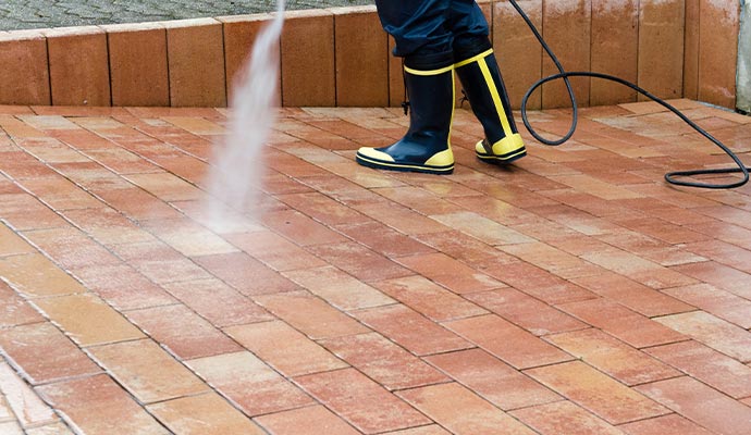 Professional power washing cleaning service 