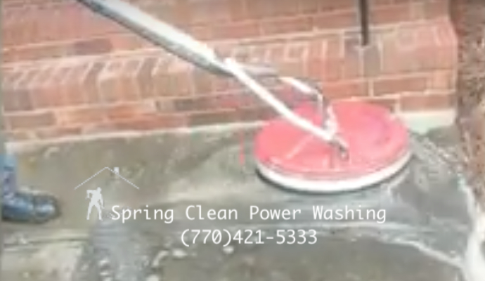 Pressure Washing Concrete And Brick